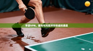 手游VPN，便利与风险并存的虚拟通道