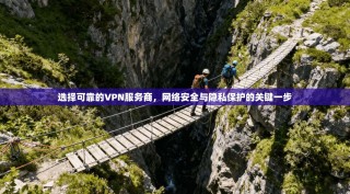 选择可靠的VPN服务商，网络安全与隐私保护的关键一步