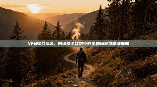 VPN端口战法，网络安全攻防中的隐蔽通道与防御策略