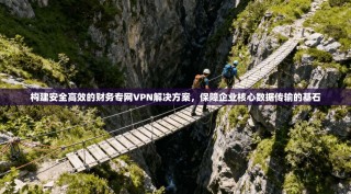 构建安全高效的财务专网VPN解决方案，保障企业核心数据传输的基石