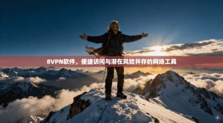 8VPN软件，便捷访问与潜在风险并存的网络工具