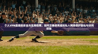 个人VPN连接的安全与实用指南，如何正确使用虚拟私人网络保护隐私与访问权限