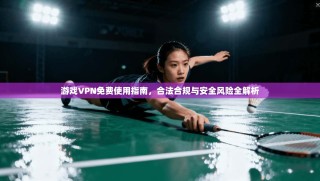 游戏VPN免费使用指南，合法合规与安全风险全解析