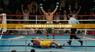 VPN购买流量服务的合规性与安全风险解析