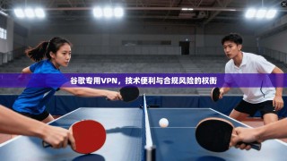 谷歌专用VPN，技术便利与合规风险的权衡