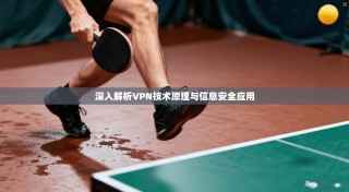 深入解析VPN技术原理与信息安全应用