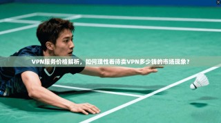 VPN服务价格解析，如何理性看待卖VPN多少钱的市场现象？