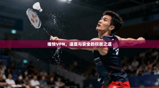 唯快VPN，速度与安全的权衡之道