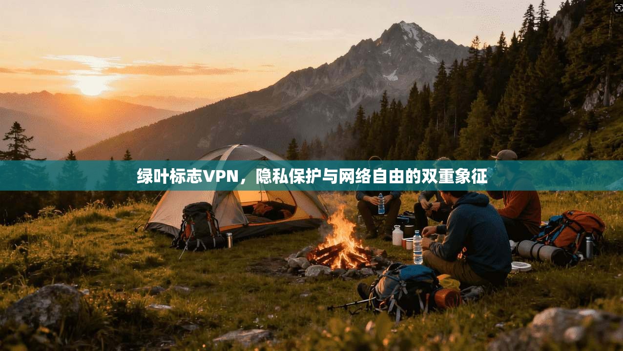 绿叶标志VPN，隐私保护与网络自由的双重象征  第1张