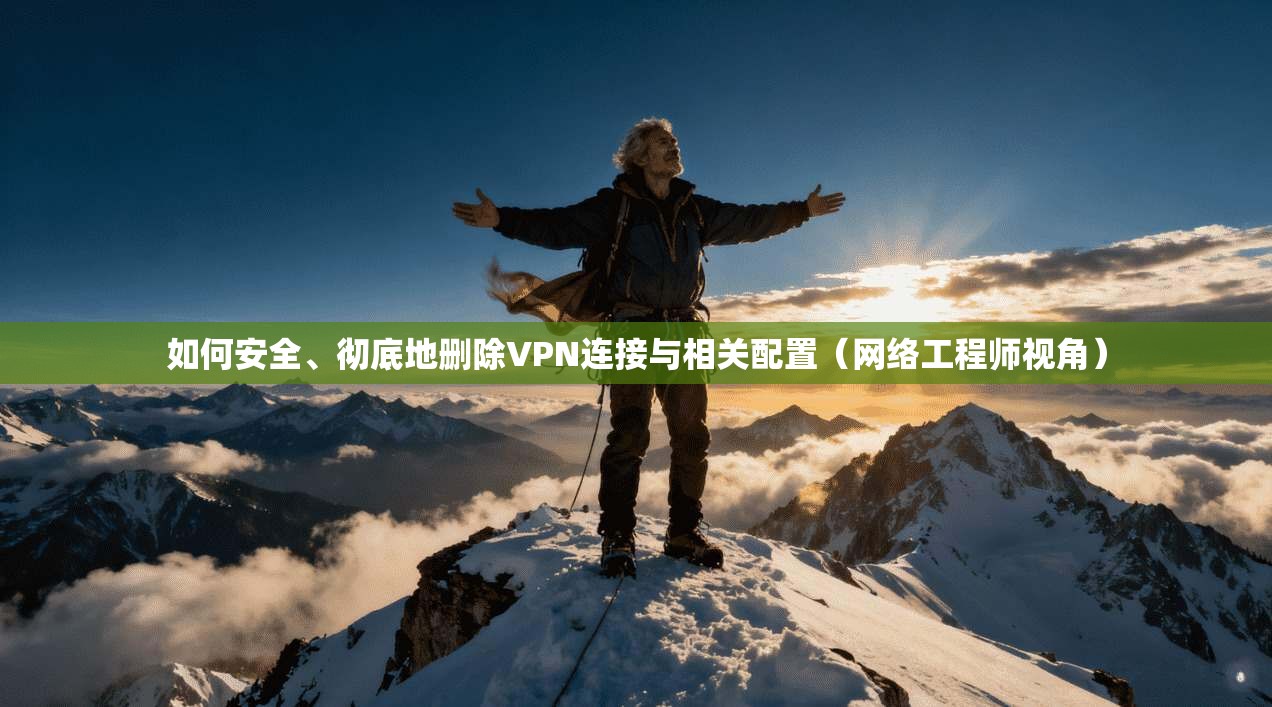 如何安全、彻底地删除VPN连接与相关配置（网络工程师视角）