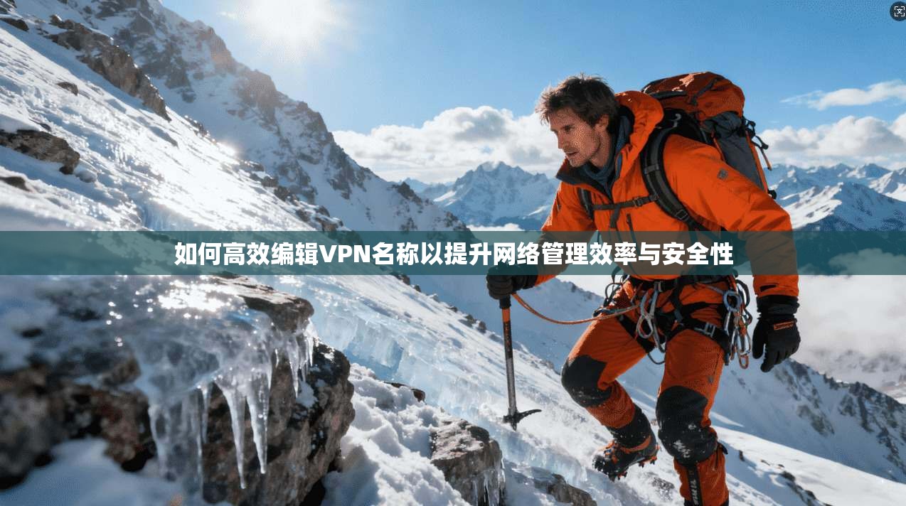 如何高效编辑VPN名称以提升网络管理效率与安全性