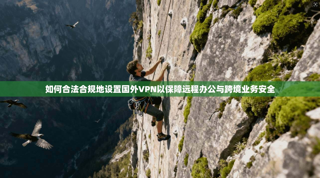 如何合法合规地设置国外VPN以保障远程办公与跨境业务安全