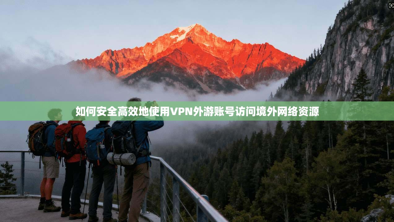 如何安全高效地使用VPN外游账号访问境外网络资源
