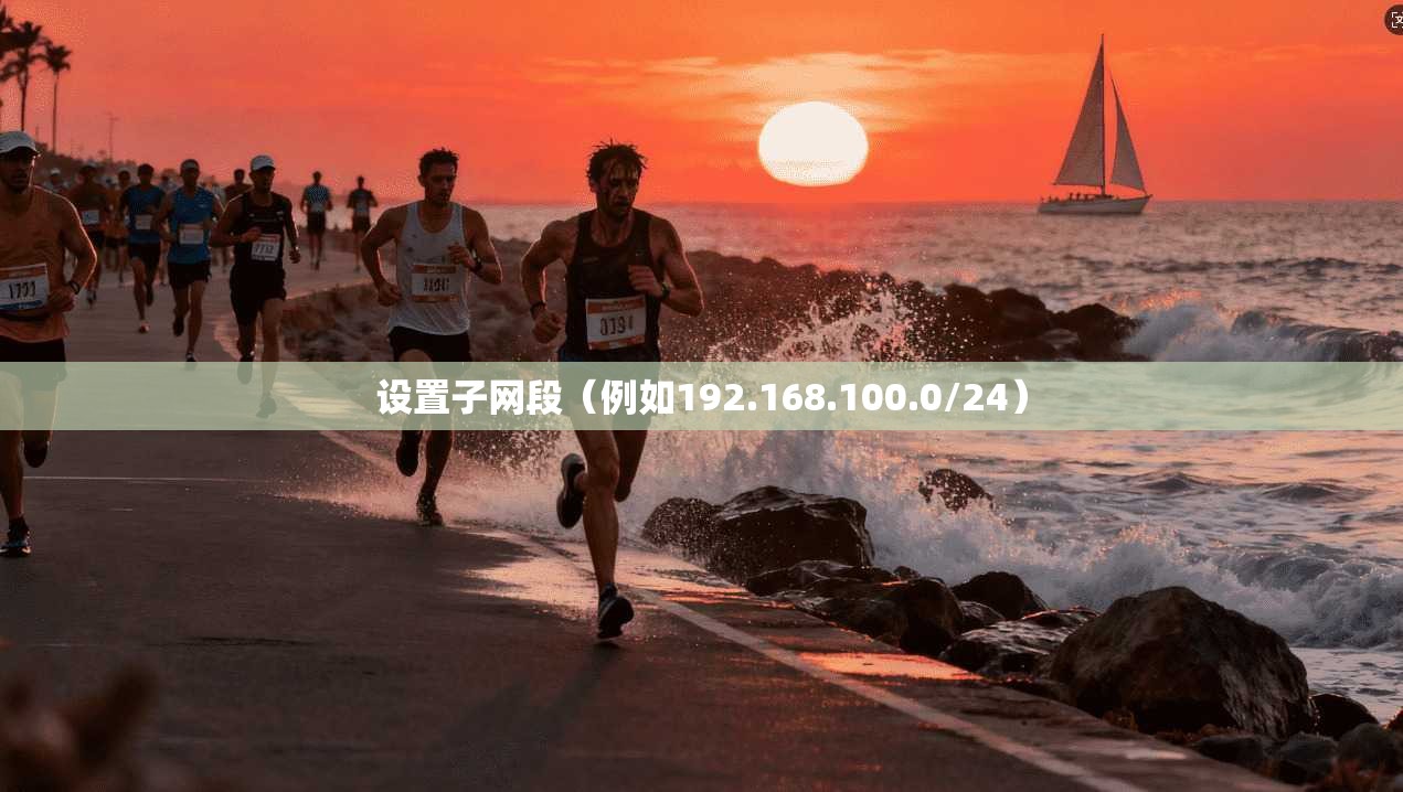 设置子网段（例如192.168.100.0/24）
