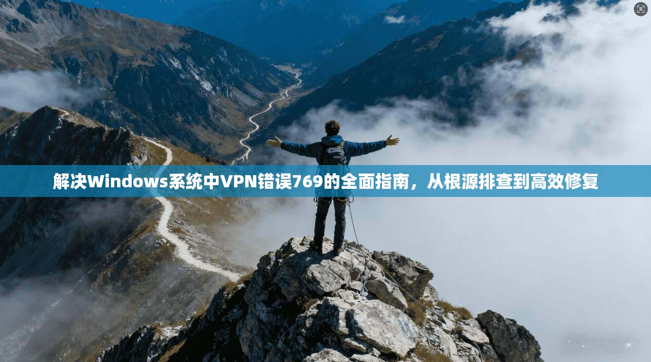 解决Windows系统中VPN错误769的全面指南，从根源排查到高效修复