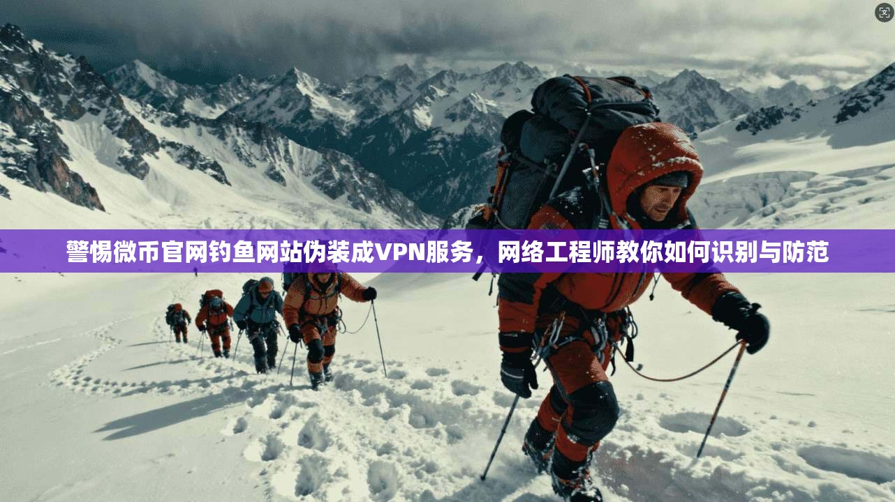 警惕微币官网钓鱼网站伪装成VPN服务，网络工程师教你如何识别与防范