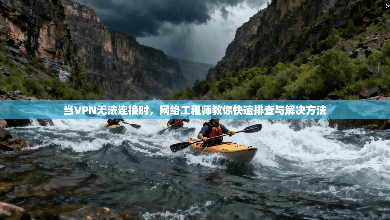 当VPN无法连接时，网络工程师教你快速排查与解决方法