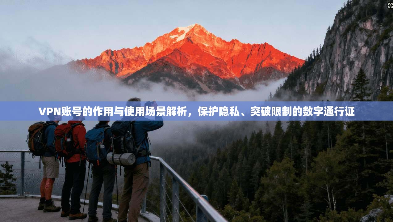 VPN账号的作用与使用场景解析，保护隐私、突破限制的数字通行证