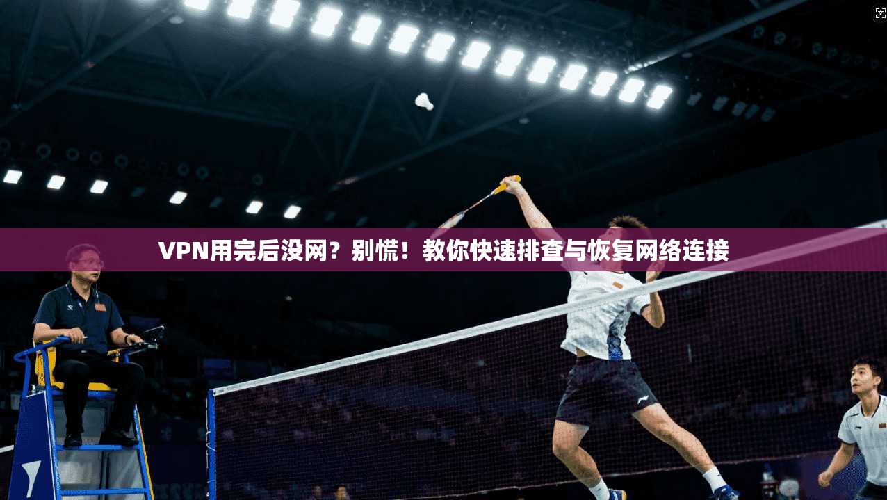 VPN用完后没网？别慌！教你快速排查与恢复网络连接