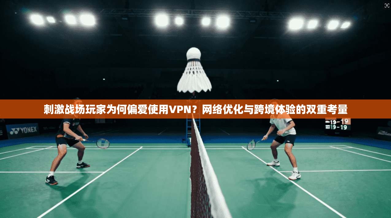 刺激战场玩家为何偏爱使用VPN？网络优化与跨境体验的双重考量