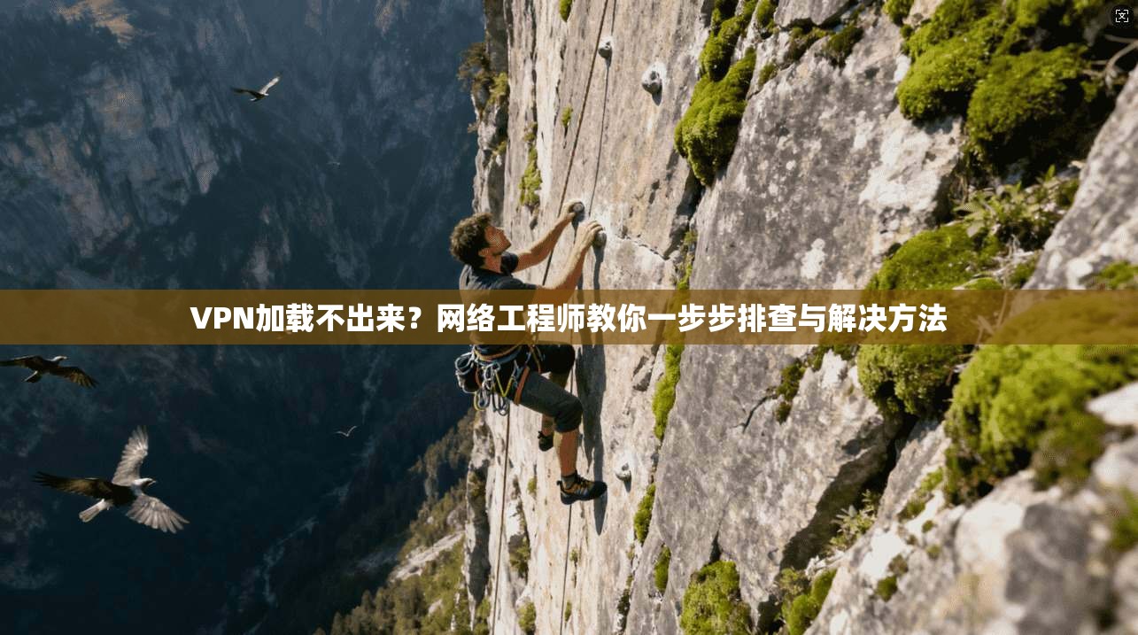 VPN加载不出来？网络工程师教你一步步排查与解决方法