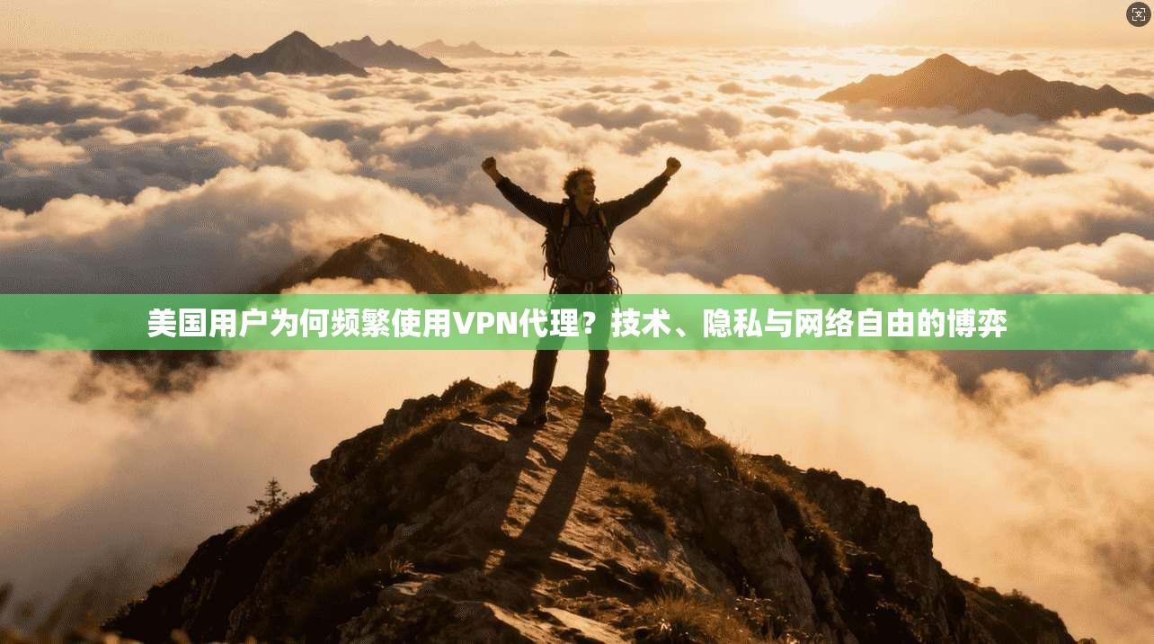 美国用户为何频繁使用VPN代理？技术、隐私与网络自由的博弈