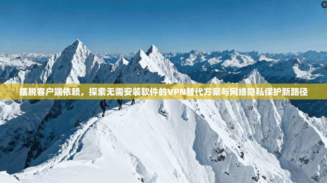摆脱客户端依赖，探索无需安装软件的VPN替代方案与网络隐私保护新路径