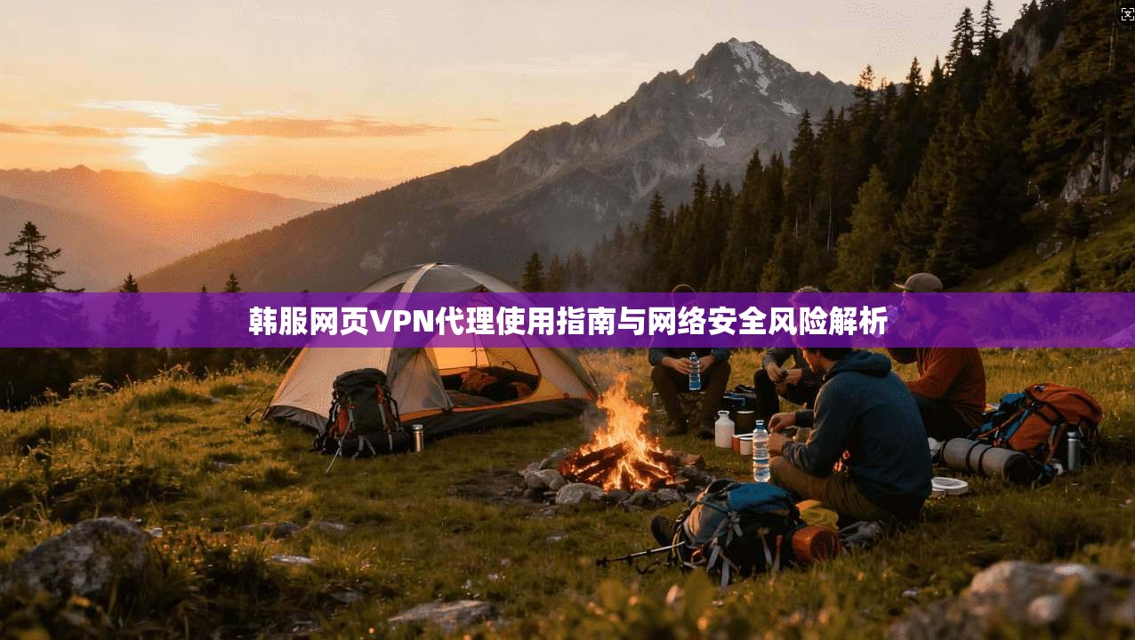 韩服网页VPN代理使用指南与网络安全风险解析