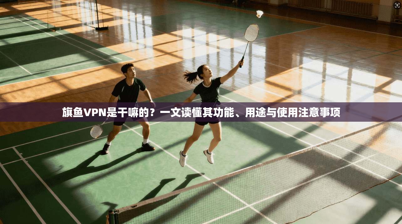 旗鱼VPN是干嘛的？一文读懂其功能、用途与使用注意事项