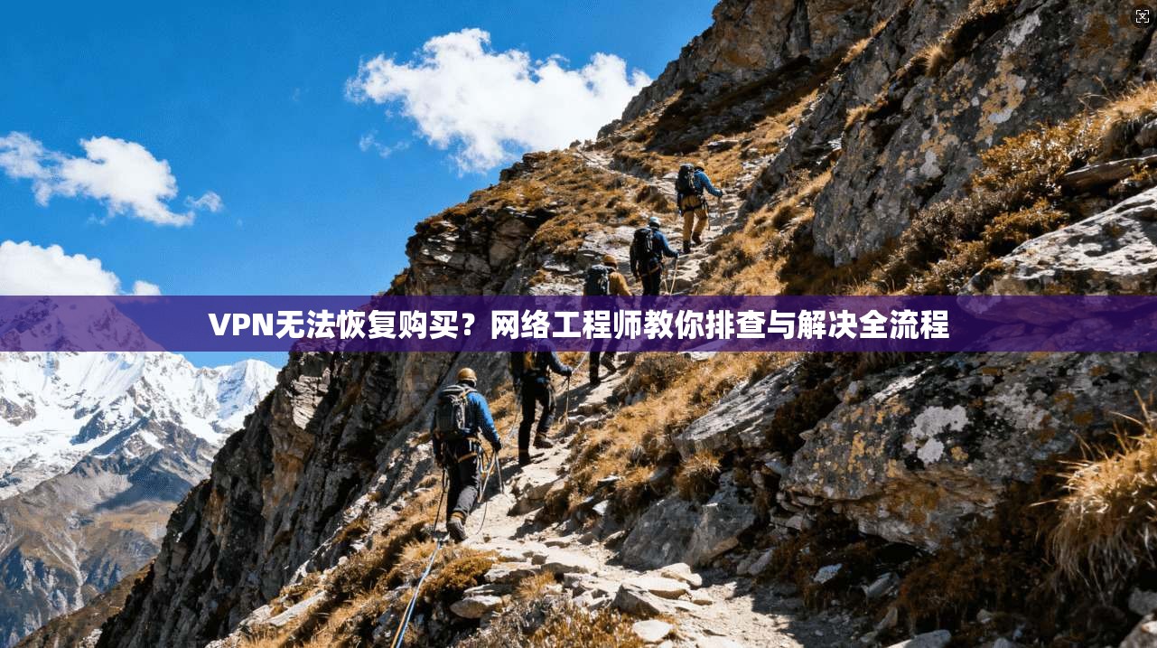 VPN无法恢复购买？网络工程师教你排查与解决全流程