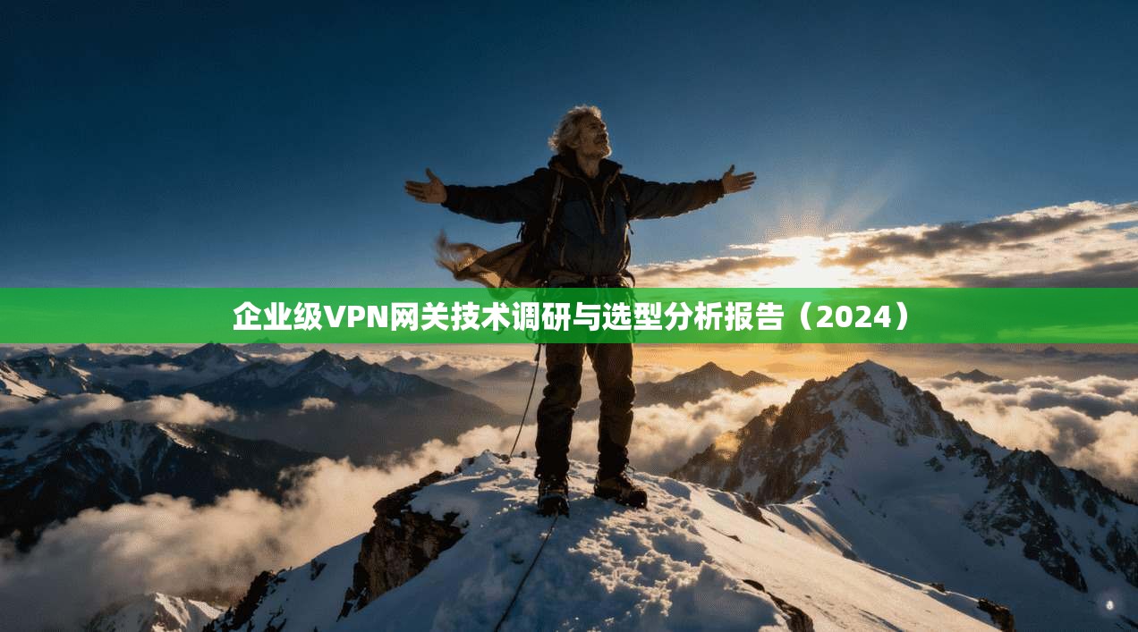 企业级VPN网关技术调研与选型分析报告（2024）