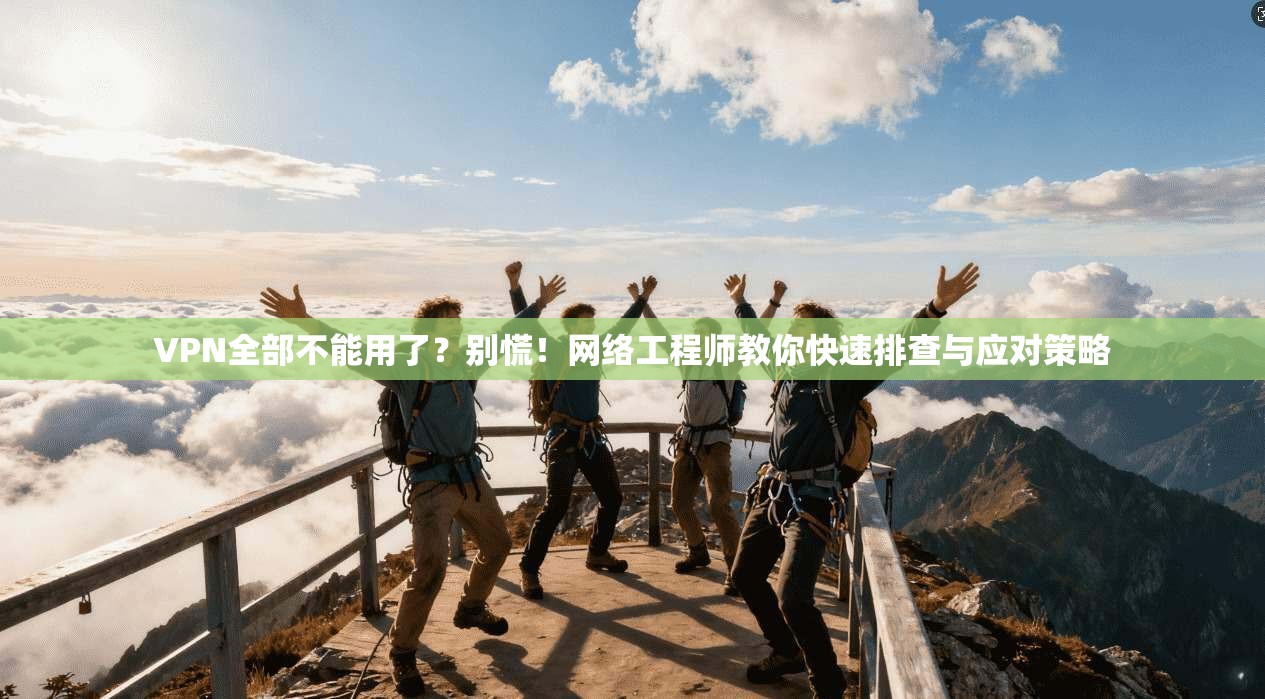 VPN全部不能用了？别慌！网络工程师教你快速排查与应对策略