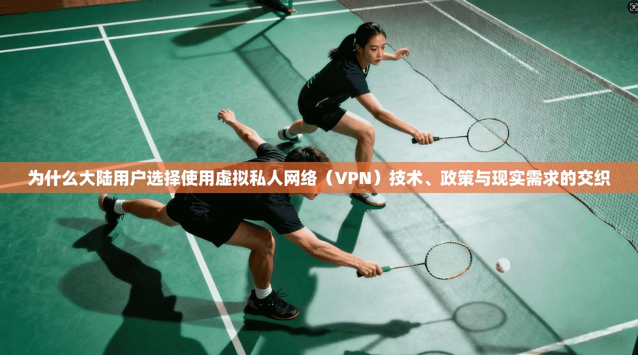 为什么大陆用户选择使用虚拟私人网络（VPN）技术、政策与现实需求的交织