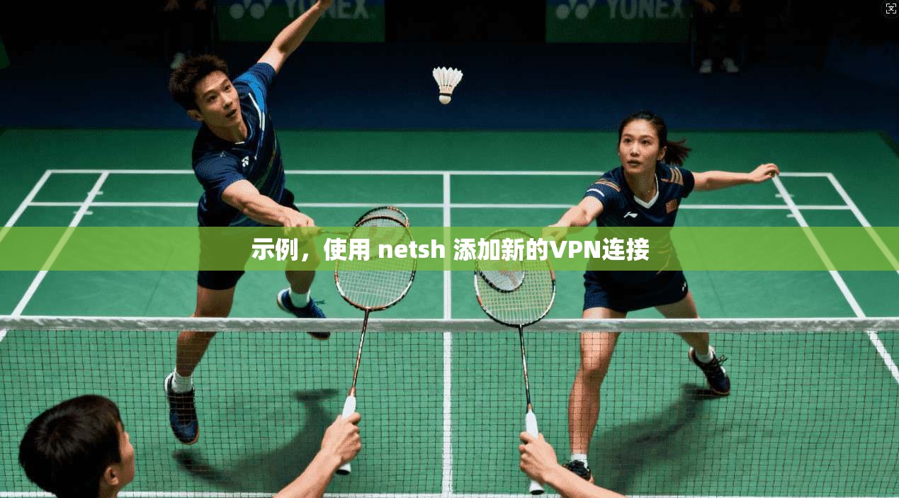 示例，使用 netsh 添加新的VPN连接