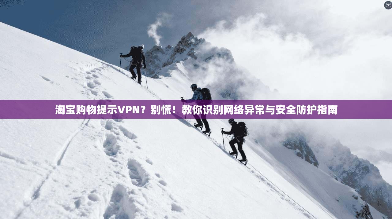 淘宝购物提示VPN？别慌！教你识别网络异常与安全防护指南