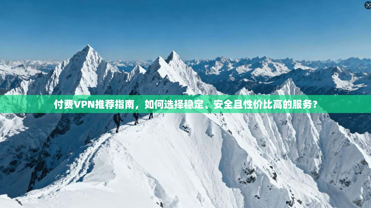 付费VPN推荐指南,如何选择稳定、安全且性价比高的服务?