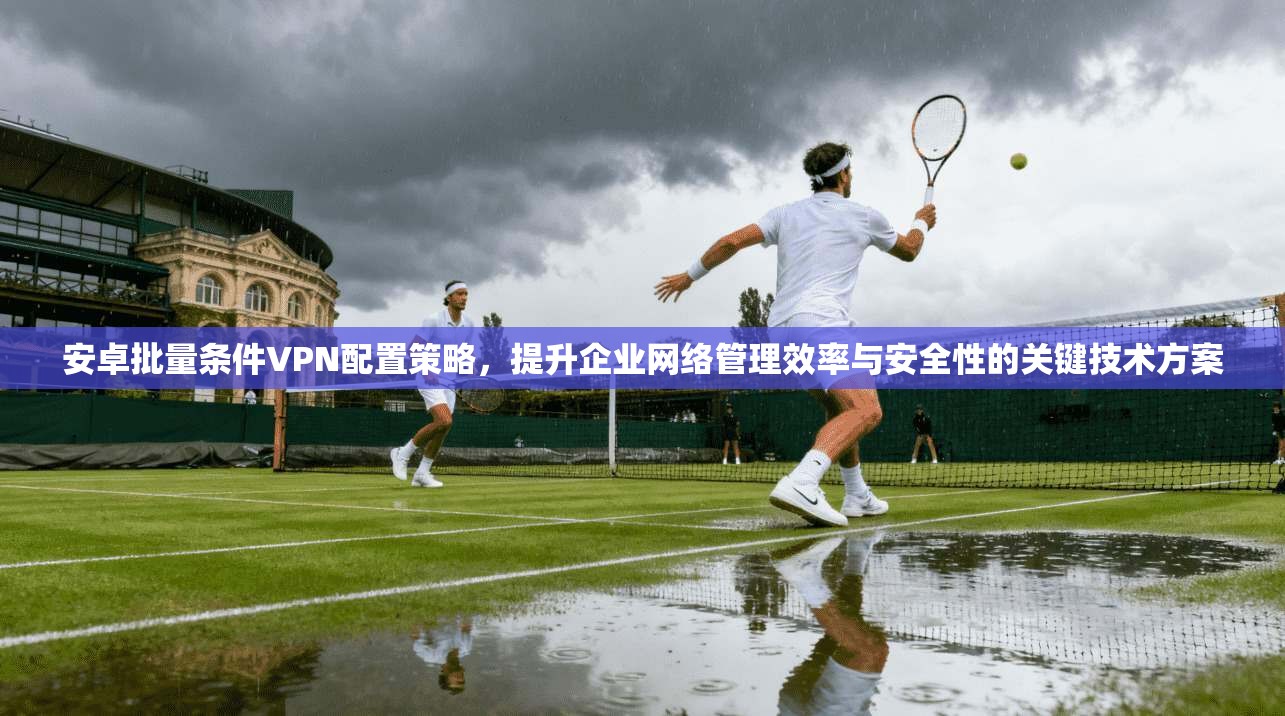 安卓批量条件VPN配置策略，提升企业网络管理效率与安全性的关键技术方案